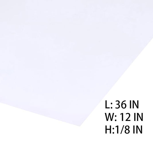 Neoprene Rubber Sheet Solid Rubber Strips Roll Mat PadInsulation High Temperature Rsistant for DIY Gaskets, Pads, Sealing, Cushion (Translucent, 12" X 36" X 1/8" (.125")) - color: Translucent, size: 12" X 36" X 1/8" (.125")