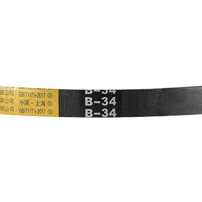 uxcell B34 V-Belts 34" Pitch Length, B-Section Rubber Drive Belt 2pcs - size: 34"