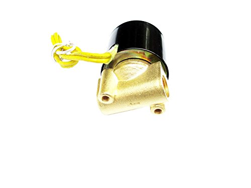 1/4 inch 110V-120V AC Brass Electric Solenoid Valve NPT Gas Water Air N/C