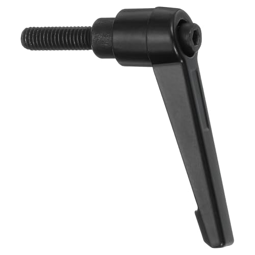 uxcell 1Pcs M6 x 20mm Adjustable Knobs Handle Male Thread Push Button Ratchet Quick Release Locking Rotating Bolt for Lathe Machinery, Black - size: M6 x 20mm