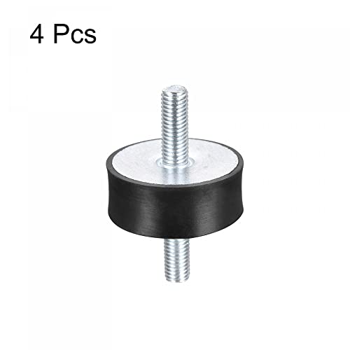 uxcell Rubber Mounts 4pcs M10x28mm Male Vibration Isolator Shock Absorber D50mmxH20mm - size: M8x28x50x20mm