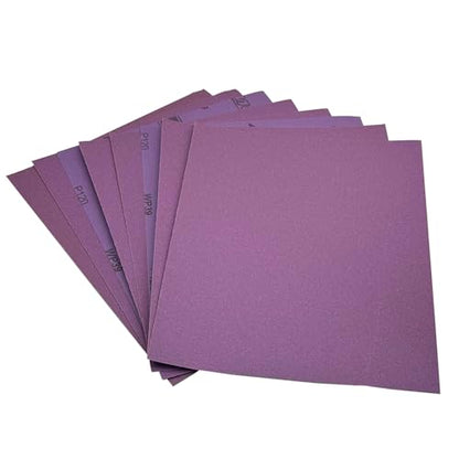 120 Grit Wet Dry Sandpaper, 10pcs 9 x 11 Inch Sanding Sheets - style: Grit 120