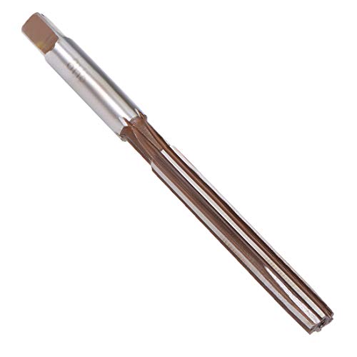 uxcell Hand Reamer 8mm Alloy Tool Steel H8 6 Straight Flutes Hand Milling Cutter Tool Metric Reaming Drill Bit for Metal - size: 8mm