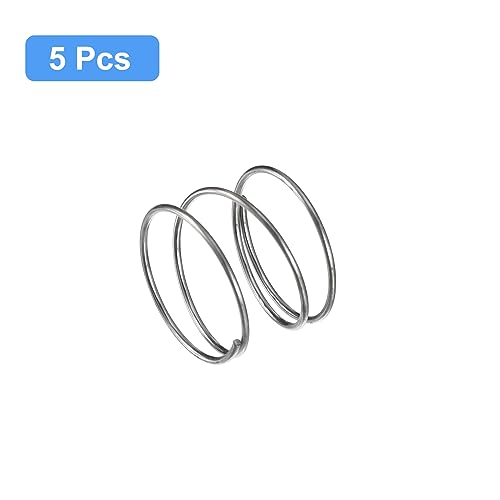 uxcell 5Pcs Compression Spring 304 Stainless Steel 20mmOD,1mmWD,15mmFL - size: 1.0mmx20mmx15mm