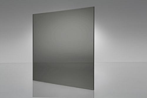 SIBE-R PLASTIC SUPPLY - Polycarbonate sheet Grey Tint smoke 12" x 8"- 1/8" Thick - Boat Window UV Grade