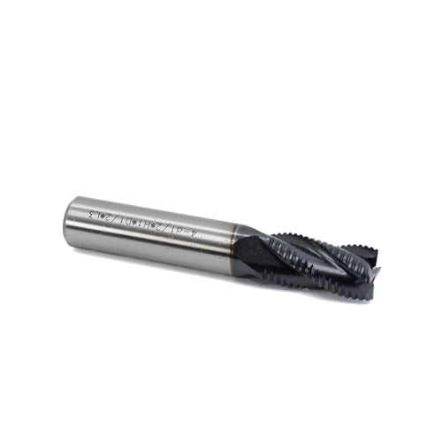 Roughing End Mill JESTUOUS Square Nose 1/2" Shank Dia. 1" Flute Length