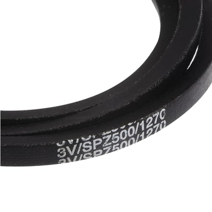 uxcell 3V500 Rubber V Belt 50" Length x 0.38" Width x 0.31" Thick, Industrial Power Transmission Belt - size: 50" Length