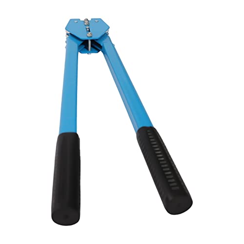 Strapping Tensioner and Sealer, 1000N Tensioning Force Banding Strapping Kit 1 inch Sealer Opening Width Packaging Strapping Tool 200 Plastic Steel Buckles Suitable 0.6-0.7inch Packing Belt