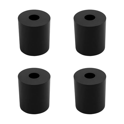 4 PCS Multi Purpose Rubber Spacer, 1-2/5" OD x 1/2" ID x 1-9/16" Thickness - size: 1-2/5" OD x 1/2" ID x 1-9/16" Thickness