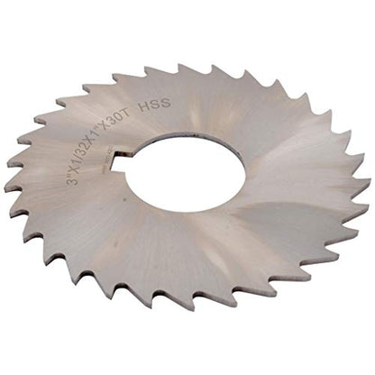 HHIP 5071-4202 X 1/32 X 3 High Speed Steel Plain Slitting Saw - size: 3" Dia x 1/32" Face x 1" Arbor
