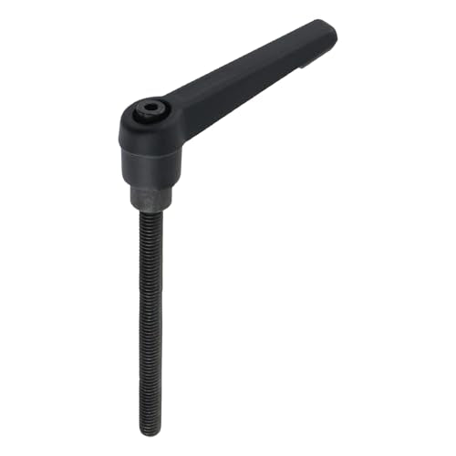 Clamping Lever Handles M6 x 70mm Push Button Ratchet Lever Male Threaded Stud Adjustable Handles Hand Knobs Rotating Screw Handles Bolts with Locking Lever -6pcs - size: M6 x 70mm