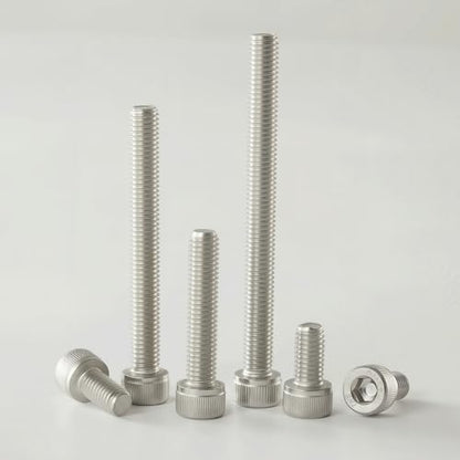 M8x1.25 x 55mm Socket Head Cap Screws Metric, 304 Stainless Steel (A2-70), Allen Socket Drive, Bright Finish, Full Machine Thread, Quantity 10 - size: M8 x 55mm(10PCS)