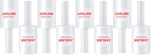 JARLINK 5" x 1000' Stretch Film, Pallet Shrink Wrap W/Handles, 8 Pack - size: 5 inches (Pack of 2)