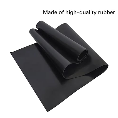 Solid Rubber Strip Roll 1/8 (.125)" Thick X 12" Wide X 10'Long - size: 12"X10'X1/8, style: No Adhesive
