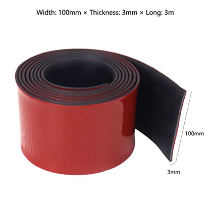 Rubber Strips with Adhesive Backing 4 in x 1/8 in x 10 FT Neoprene Gaskets and Seals, Rubber Sheets, Rolls & Strips for Gaskets Pads Seals Crafts Protection - size: 4In x 1/8In x 10Ft, style: Backing Adhesive