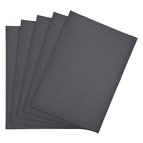 uxcell 400 Grits Sanding Sheets 9-inch x 11-inch Wet Dry Silicon Carbide Sandpaper for Wood Furniture Metal Polishing 5pcs - style: 400 Grit