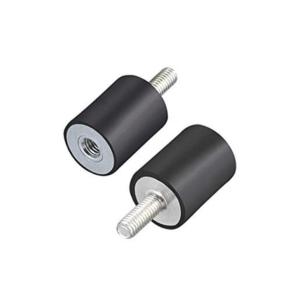 uxcell M6 Male Female Rubber Mounts,Vibration Isolators,Shock Absorber 20mm x 25mm 8pcs - size: M6x20mmx25mm