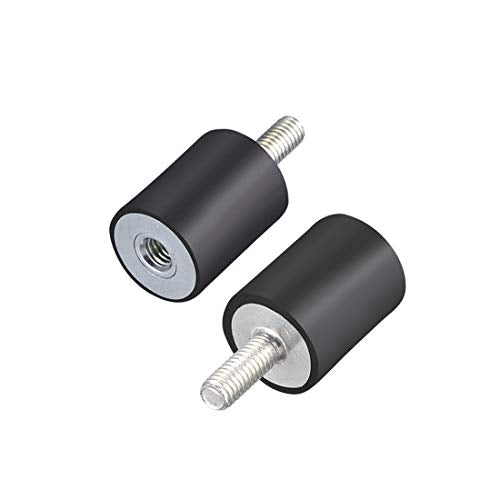 uxcell M6 Male Female Rubber Mounts,Vibration Isolators,Shock Absorber 20mm x 25mm 8pcs - size: M6x20mmx25mm