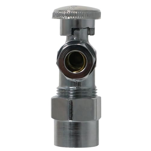 5 Pack XFITTING 3/8" OD Compression x 1/2" CPVC Angle Valve - size: .5" CPVC x .375" Angle