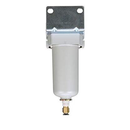 PneumaticPlus SAFM400-N04BD-MEP Coalescing Filter 1/2" NPT, 0.1 Micron - size: 1/2" NPT, style: Metal Bowl - Auto Drain