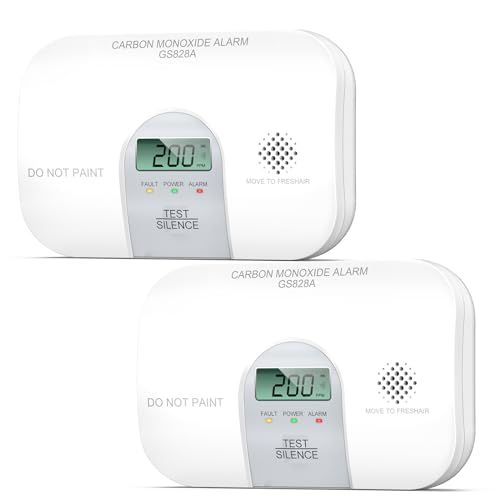 SITERWELL Carbon Monoxide Detector 7 Year Product Life Co Detectors - size: 2 Pack
