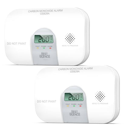 SITERWELL Carbon Monoxide Detector 7 Year Product Life Co Detectors - size: 2 Pack