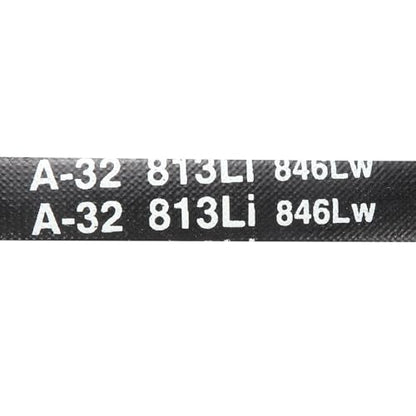 uxcell 5Pcs A32 Classic Wrapped Rubber V-Belt, 34" Lo x 0.51" W x 0.32" H - size: A32