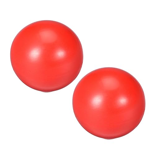 Thermoset Ball Knobs, M8 Female Thread 25mm Diameter, Plastic Metric Hand Screw Grip Red - (Applications: for Lathe Machinery Lever Handle), 2-Pieces - color: Red, size: M8 x 25mm