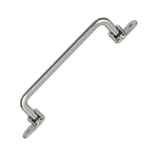 304 Stainless Steel Folding Pull Handle, 9.4" Total Length - size: Total Length 9.4 "