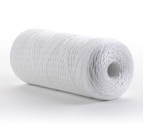 Hydronix SWC-45-1030 Universal Whole House Sediment String Wound Water Filter Cartridge 4.5" x 10" - 30 Micron
