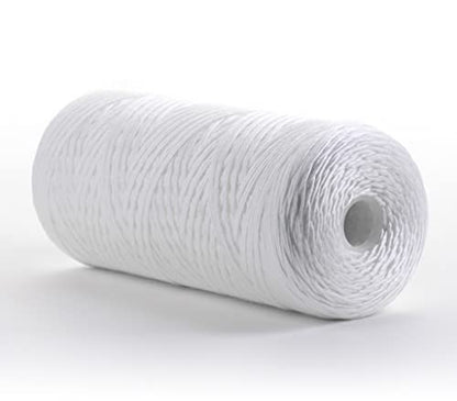 Hydronix SWC-45-1030 Universal Whole House Sediment String Wound Water Filter Cartridge 4.5" x 10" - 30 Micron