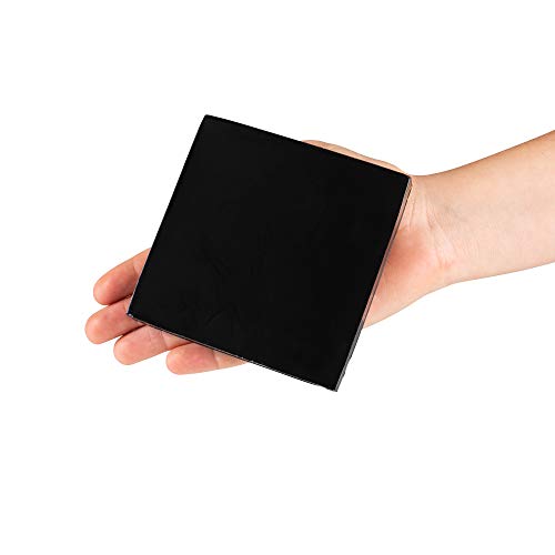 Sorbothane Vibration Isolation Square Pad, 4"x4", 2 Pack (30 Duro, 0.50" Thick) - size: 0.50" Thick