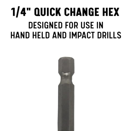 Drill America 3/16" Cobalt Stepped Point Drill Bit with Quick Change Hex Shank - size: 1 Piece (3/16")