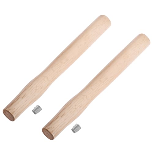 2 pcs Premium Oak Hammer Handle Replacement 32cm Long - size: 2Pcs 32cm ball peen
