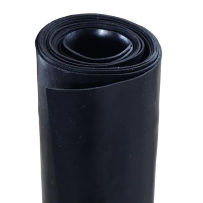 EPDM Rubber Sheet, Black, 60A, 0.031" x 36" x 48" - size: 48 x 36 x 0.031 in.
