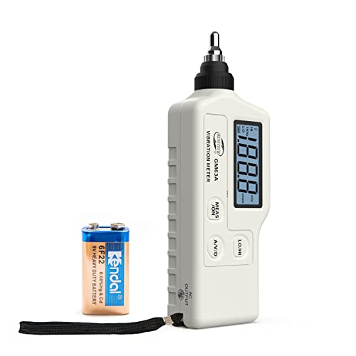 GM63A Handheld Digital Mechanical Vibration Meter, Measurement Acceleration, Velocity, Displacement