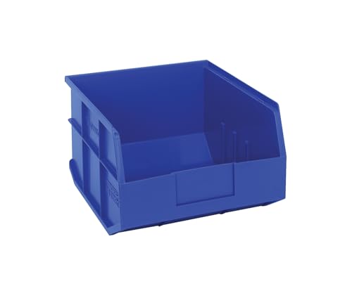 Quantum Storage SSB425 Stackable Shelf Bins Part Organizer - 12" x 11" x 7" - 6 Pack - color: Blue
