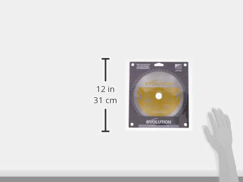 Evolution Power Tools 230BLADESS Stainless Steel Cutting Saw Blade, 9-Inch x 60-Tooth - size: 9 Inch, style: Stainless Steel