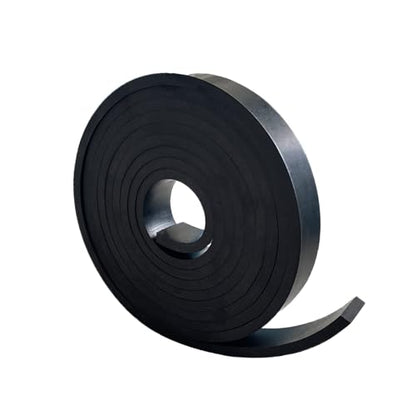 Solid Rubber Sheets,Rolls & Strips 1/4 (.25)" Thick X 1" Wide X 10'Long - size: 1"X10'X1/4", style: No Adhesive