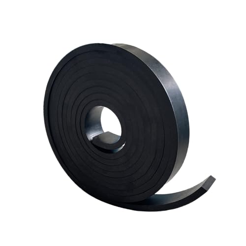 Solid Rubber Sheets,Rolls & Strips 1/4 (.25)" Thick X 1" Wide X 10'Long - size: 1"X10'X1/4", style: No Adhesive