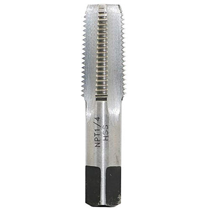 1/4-18 NPT HSS Taper Pipe Tap, High-Quality High-Speed Steel 6542, Used For Conventional Machine Tapping Or CNC Tapping, Can Tap Steel And Stainless Steel. - size: NPT1/4"