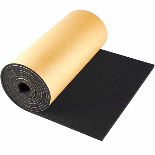 1 Pc 236 x 12 x 1/8 Inch Large Closed Cell Foam, Marine Foam Roll, Black - size: 236 x 12 x 1/8 Inch