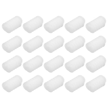 MECCANIXITY 20Pcs Plastic Gears Plastic Worm Gears Model 6102AA Reduction Gear for RC Car Model DIY Robot,White Module 0.5