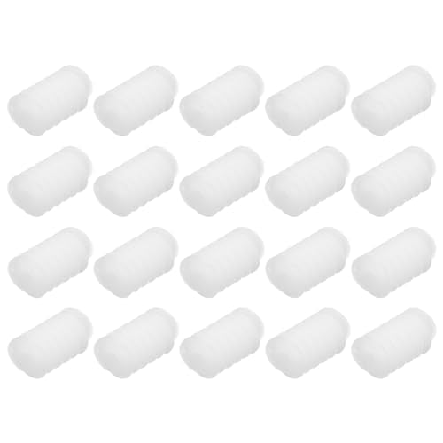 MECCANIXITY 20Pcs Plastic Gears Plastic Worm Gears Model 6102AA Reduction Gear for RC Car Model DIY Robot,White Module 0.5