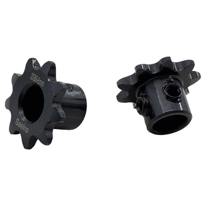 2PCS #25 Roller Chain Sprocket Type B 8mm Bore 9 Tooth, Hardened Antirust 1045 Steel Drive Sprockets 25B9-8mm