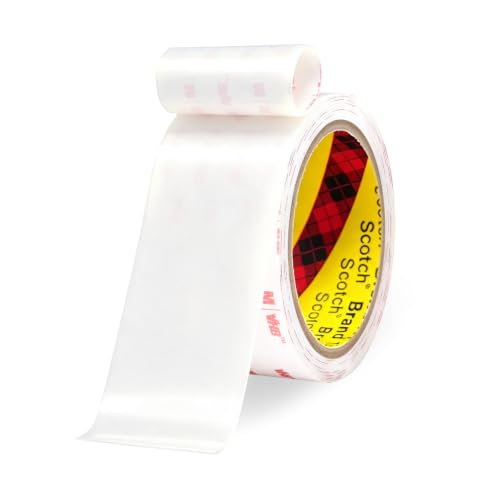 P7yaumy Double Sided Tape Heavy Duty 2in X 9.85ft, Removable Mounting Tape - size: 2in X 9.85ft