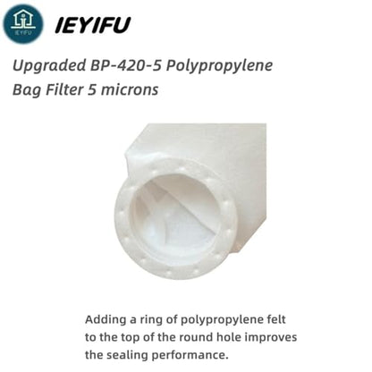 BP-420-5 Polypropylene Filter Bag 20 inches 5 Micron (2PC)