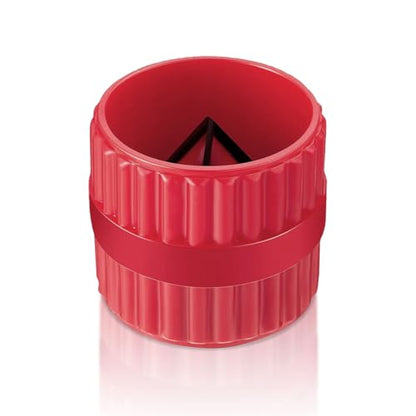 Pipe Reamer Deburring Tool, Inner & Outer for Copper PVC Brass Tubes Red - color: Red