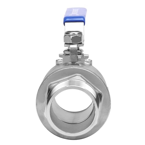 DERNORD Full Port Ball Valve 2 Inch - Male x Female Stainless Steel 304 Heavy Duty for Water, Oil, and Gas,1000WOG (2 Inch NPT) - size: 2 Inch NPT, style: Pack of 1