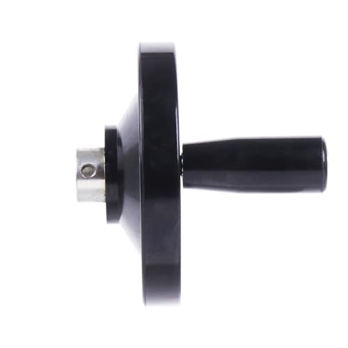 Solid Dished Hand Wheel | 100mm Wheel Diameter | 10mm Mounting Hole - size: Setscrew Style -100MM OD x 10MM Hole